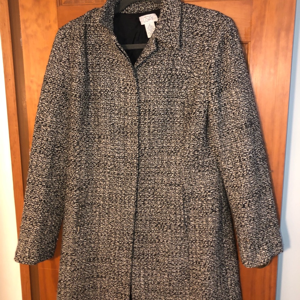 Final Price! Ann Taylor Loft Tweed Coat